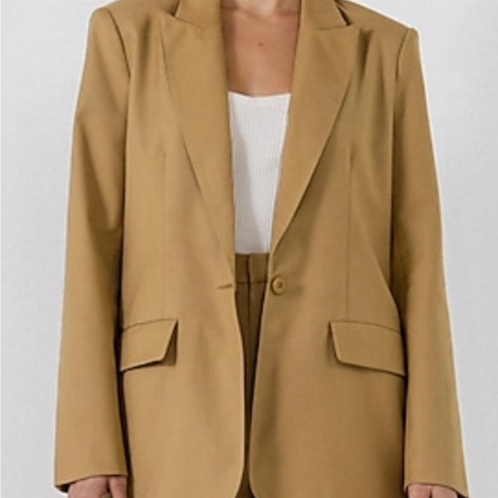 Endless Rose tan formal/suit blazer/jacket